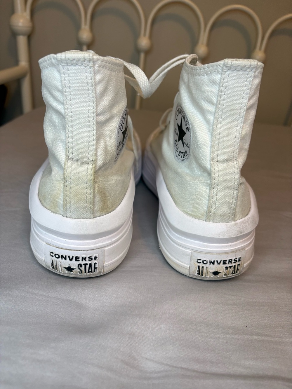 Converse Chuck Taylor Move Platform High Top Sneakers White Women’s 9 - Picture 5 of 12